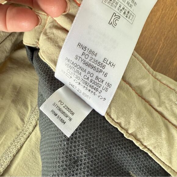 Patagonia | Men’s Tribune Zip-Off Pants (El Cap Khaki) Lightweight Outdoors 31 - Picture 7 of 12